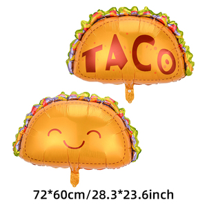 Globos de Aluminio con Diseño de Carnaval <span class=keywords><strong>Mexicano</strong></span>, Decoración para Fiestas, Cactus, Rollo de Maíz, Festival <span class=keywords><strong>Mexicano</strong></span> Wild Shout - Product Image 4