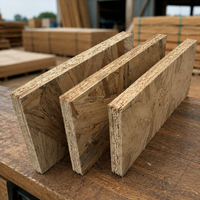 Panneau OSB de 12 mm, panneau de particules orientées, panneau de particules haute résistance pour la construction, mur, toit, sous-plancher