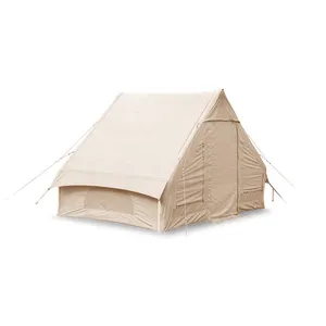 Polyester Cotton Inflatable Tent Camping Tent Portable Outdoor Air Tube Bell Tent Quick Setting