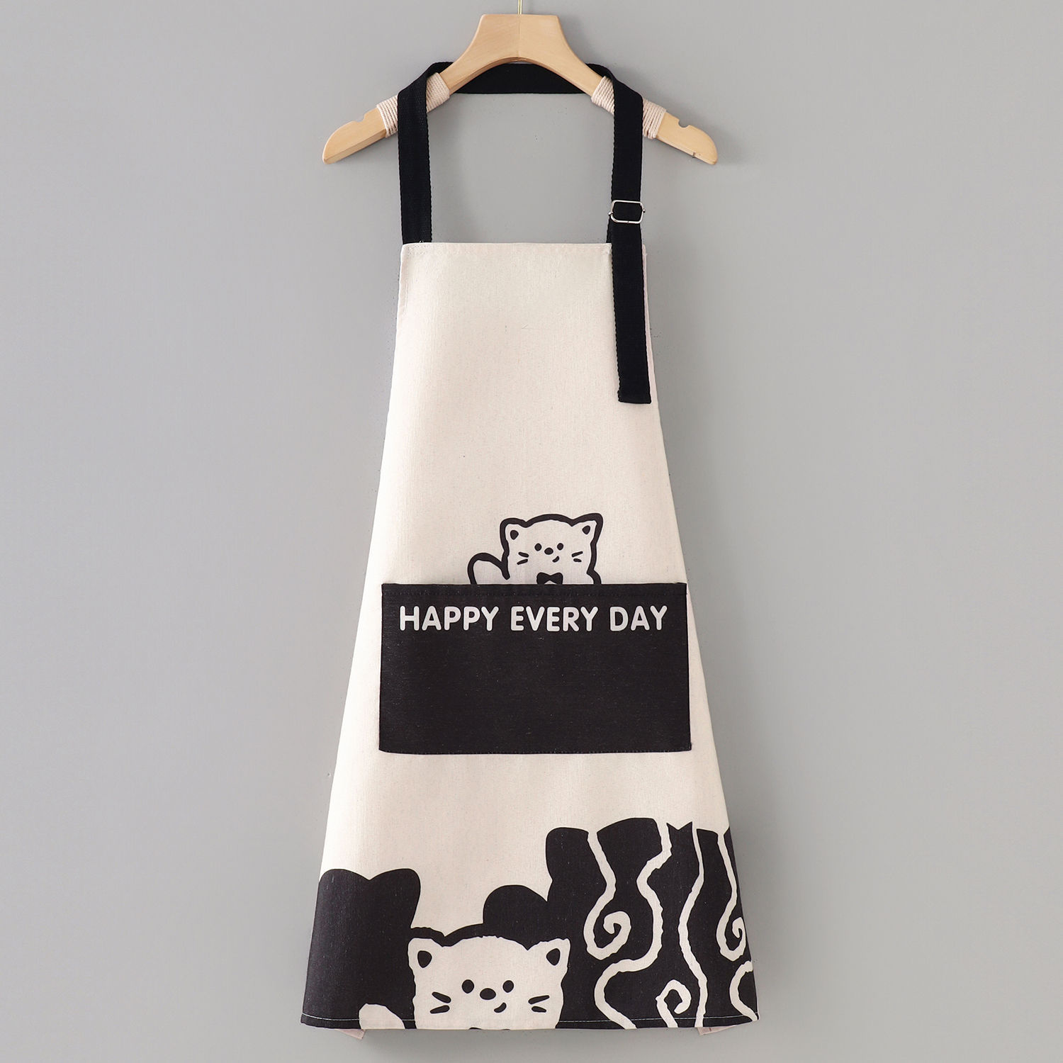 Canvas halter adjustable bow tie cat