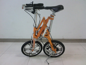 Quadro de bicicleta dobrável, quadro de liga de alumínio ultra-leve portátil adulto de 16 polegadas para bike em um segundo - Product Image 6