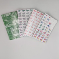 Excellent jeu de mahjong en acrylique personnalisable de couleur vert turquoise, un article tendance adapté aux jeux