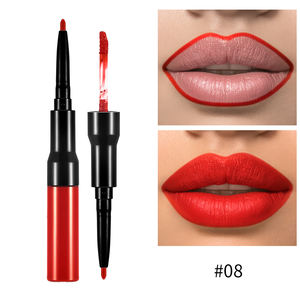 Hot Sale 15-Farben Doppelkopf Lip gloss Wasserdicht Langlebig Vegan Lippenstift Matte Liquid Täglicher Gebrauch ODM Makeup Zubehör - Product Image 5