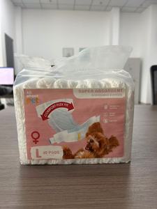 Échantillon gratuit de pulpe pelucheuse en fibre femelle jetable personnalisée OEM ODM Protection contre <span class=keywords><strong>les</strong></span> fuites Couches menstruelles pour chiens pour animaux de compagnie - Product Image 2