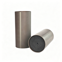 Catalyseur universel pour moto, substrat métallique en nid d'abeille 300/400 CPSI, le plus vendu, pour le traitement des gaz d'échappement
