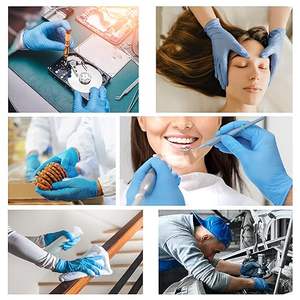 Disposable 'PLUS' Size M Latex <b>Gloves</b> Pack of 50-Medical <b>Plastic</b> - Product Image 3