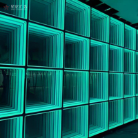 Letrero LED Publicitario Personalizado con Impresión en Metal, Caja de Luz, Espejo Infinito de Neón, Espejo Acrílico Abismo, Mini Letrero Infinito de Neón