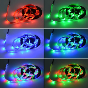 Bande LED RGB 5050 IP65 Étanche 24V 60 LED 5m Rouleau Ultra Lumineux à Changement de Couleur pour Décoration Extérieure Jardin Fête - Product Image 4