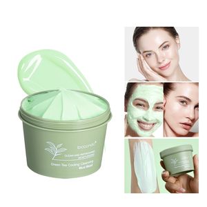 Masque Facial à l'Argile Ibcccndc Nettoyant, Rafraîchissant, Hydratant, Peau Délicate, Contrôle du Sébum, Resserre les Pores, Élimine les <span class=keywords><strong>Points</strong></span> <span class=keywords><strong>Noirs</strong></span>, Masque à la Boue au Thé Vert - Product Image 5