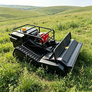 Nuevo y popular cortacésped de control remoto con giro cero y cuchillas de martillo, segadora de heno para corte de césped agrícola - Product Image 3