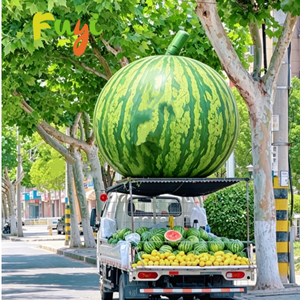 Offre Spéciale Livraison Rapide Installation Artistique Géante Gonflable Ananas Sombre avec <span class=keywords><strong>Couronne</strong></span> Verte pour Expositions en Galerie - Product Image 6