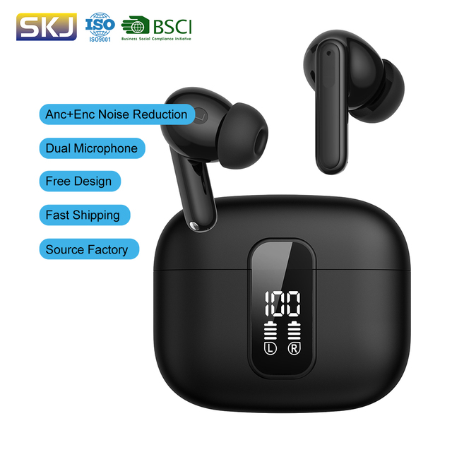 Auriculares Bluetooth 5.3 Earbuds Ear Headphones Bluetooth Wireless Headphone Noise Cancelling In-Ear Earphones Sport Earbuds