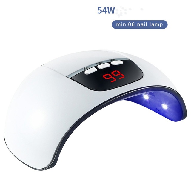 Factory Wholesale 54W 18 Led Beads Uv Nail Lamp Uv Gel Nail Curing Lamp Light Dryer  Nail Lamp for Salon