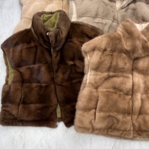 Gilet <span class=keywords><strong>di</strong></span> Pelliccia <span class=keywords><strong>di</strong></span> Lusso da Donna con Collo Alto, Cappotto in <span class=keywords><strong>Visone</strong></span> Naturale Completo, Capospalla Casual per l'Inverno - Product Image 5