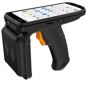 Lecteur de codes-barres Android 12 Rayoungtek, lecteur RFID UHF, ordinateur mobile sans fil 4G, Zebra SE4710, Impinj E710, compatible noir/<span class=keywords><strong>orange</strong></span> - Product Image 1