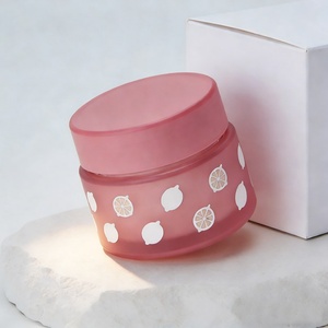 Tarros de Crema Esmerilados Personalizados de 30g, 50g, 60g, 100g, Tarro de Vidrio Ámbar Redondo para Crema Facial con Tapa - Product Image 5