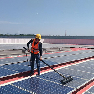 Machine de nettoyage de panneaux solaires série C21, brosse rotative électrique, nettoyeur de modules photovoltaïques avec tige télescopique de 7,2 m pour le lavage à l'eau - Product Image 5