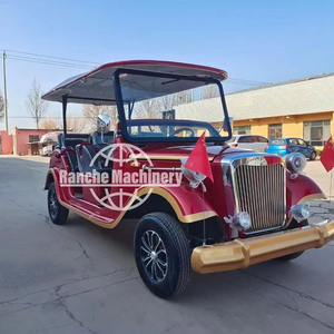 Carrito de golf de alta calidad, carrito de golf retro eléctrico elegante para vacaciones de 48V - Product Image 1