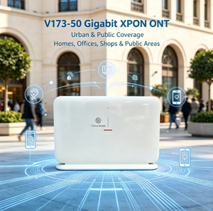 เราเตอร์เครือข่าย V173-50 XGPON/GPON WIFI6 7DBM 3000Mbps 4GE+1TEL+1USB FTTR XPON ONU มือสอง - Product Image 5