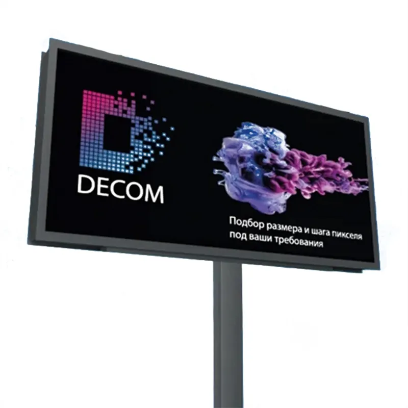 Led Display Led Display Marketing Displays Buiten Vast Led Full-Color Elektronisch Buitenreclame Vierkant Scherm