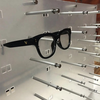 Présentoir de lunettes personnalisé support mural pour lunettes panneau d'affichage en acrylique montage facile