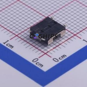STP-1125 Tactile Switch SMD,6.2x6.2mm Switch Single Pole Single Throw Round Button 1.6N Vertical Mount - Product Image 2