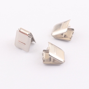 Nhỏ dây kim loại cuối Fastener clip cho Dây buộc dây đeo phụ kiện - Product Image 1