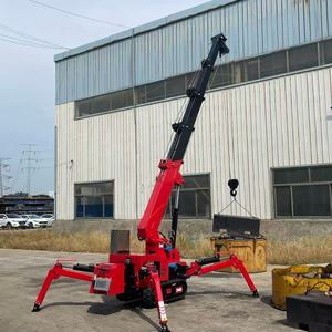 מנוף עכביש מיני CE מערכת הידראולית מלאה מופעל חשמלית גובה הרמה 7 מטר דגם חדש 2025 נמכר ישירות מהיצרן - Product Image 1