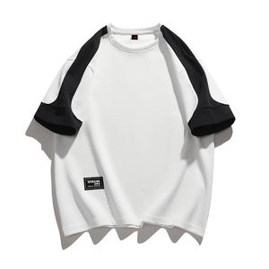 Camiseta de manga corta para hombre para adolescentes, holgada, de media manga, moda de verano, estilo japonés, transpirable y a la moda - Product Image 1