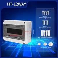 Caja de Distribución de Energía Universal para Exteriores con Clasificación IP65, Serie HT, 12V 200A, 4/8/12/18/24 Vías, IEC CE, Precio de Fábrica