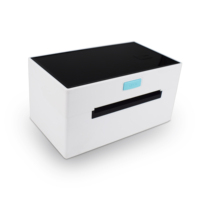 Impresora Térmica de Etiquetas de Alta Velocidad de 4 Pulgadas (110 mm) y 203 dpi, para Etiquetas de Envío, Códigos de Barras, con Interfaz USB+LAN