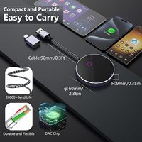 Adaptateur sans fil CarPlay et Android Auto Fuallwin pour voitures avec CarPlay filaire d'usine, connexion automatique