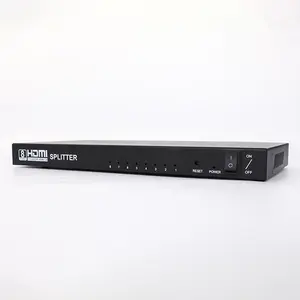 Faible QUANTITÉ MINIMALE DE COMMANDE 4K Splitter 1X8 8 Port HDMI Diviseur Soutien Smart EDID HDCP2.2 vidéo audio Splitter 8 Façon pour 4K TV DVD