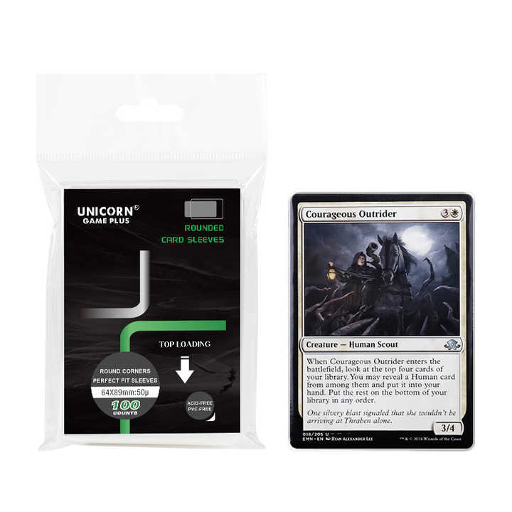 card sleeves rounded corner Sleeve Normal Black 50Sleeves Pack it prevents the Character Cutter sleeve from getting worn out CURV SLEEVES - STANDARD 100