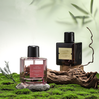 Diffuseur de parfum à bâtonnets en verre de luxe personnalisé de 500 ml, parfum floral Sakura longue durée, pour la décoration de la maison et des hôtels