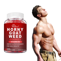 Meilleures ventes à l'étranger : Gommes d'amélioration masculine - Horny Goat Weed & Vitamine B12 pour l'énergie, les performances et la vitalité jeune 60