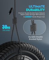 Kabel Data pengisi daya magnetik 3A 1M, produk baru, kabel Usb C ke kabel Tipe C Pd 60w, kabel pengisian cepat, kabel Tipe C