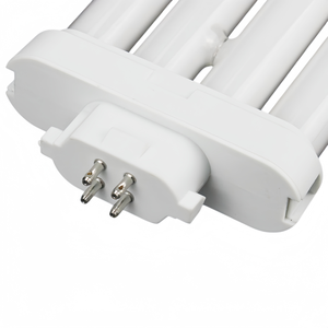 Lampe CFL à <span class=keywords><strong>4</strong></span> pôles FML 27W, <span class=keywords><strong>tube</strong></span> quadruple, 6500K, lumière du jour, type 2H, base carrée, <span class=keywords><strong>tube</strong></span> fluorescent compact pour remplacement de lampe de bureau - Product Image 4
