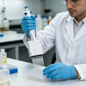 <span class=keywords><strong>Pipette</strong></span> de transfert multicanal 8/12 voies, entièrement autoclavable, réglable, pour laboratoire et usage hospitalier – Meilleures ventes - Product Image 5