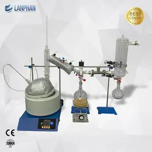 Cheap high quality chemical glass 5l mini short path distillation set apparatus