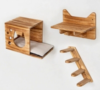 Plate-forme de saut pour la maison étagères murales pour chat piste d'escalade pour chat étagères murales modernes meubles muraux multifonctionnels pour chat