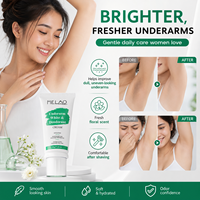 Crème déodorante pour les aisselles OEM, 3% de niacinamide, bisabolol, éclaircissante, exfoliante, adoucissante, unifiante du teint, sans taches, crème déodorante pour le corps
