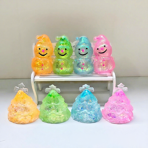 ของเล่นตุ๊กตาหิมะบีบได้ ของตกแต่งต้นคริสต์มาสแบบใหม่ ข้ามพรมแดน ของขวัญคริสต์มาส บรรเทาความเครียด ของเล่นบีบคลายเครียดขนาดเล็ก - Product Image 2