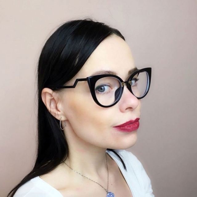 2019 New Eyeglasses Spectacle Frame Women Cat Eye Glasses for Ladies Prescription Eyewear Glasses