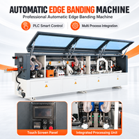 Machine de chantournage automatique industrielle pour le travail du bois, chantourneuse pour la production d'armoires de cuisine en panneaux MDF avec unité de polissage