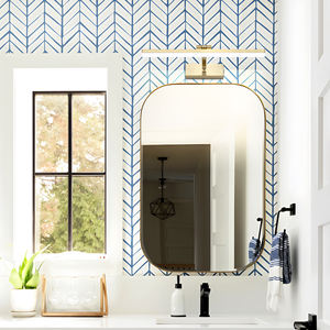 LED Aluminum <b>Mirror</b> Wall Light Touch Control Adjustable Angle Rotatable Warm White Dimmable Indoor Bathroom Vanity Lamp - Product Image 3