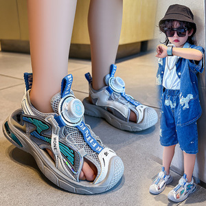 Nuevo Modelo de Sandalias de Verano para Niño, con Diseño Calado, Suela Suave, Deportivas, Cómodas, Casuales, para la Playa - Product Image 2