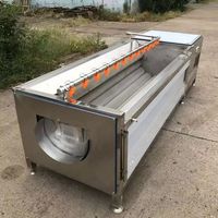 Commerciële automatische fruit- en groentereinigings- en schilmachine met motor