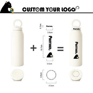 Botella de Agua Personalizada, Termo de Acero Inoxidable, Botella de Agua con Aislamiento Doble, Logotipo, 750 ml, Botella de Agua con Aislamiento al Vacío con Soporte - Product Image 2
