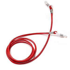 Cordon de <span class=keywords><strong>lunettes</strong></span> en cire unisexe, couleur unie, 1 pièce, cordon, chaîne noire, Sport, accessoires de <span class=keywords><strong>lunettes</strong></span>, masque pour hommes - Product Image 4